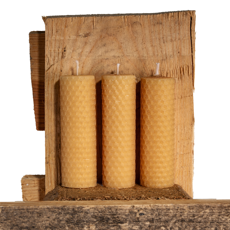 Bundle of 3 Beeswax Candles (5% off) - Image 3