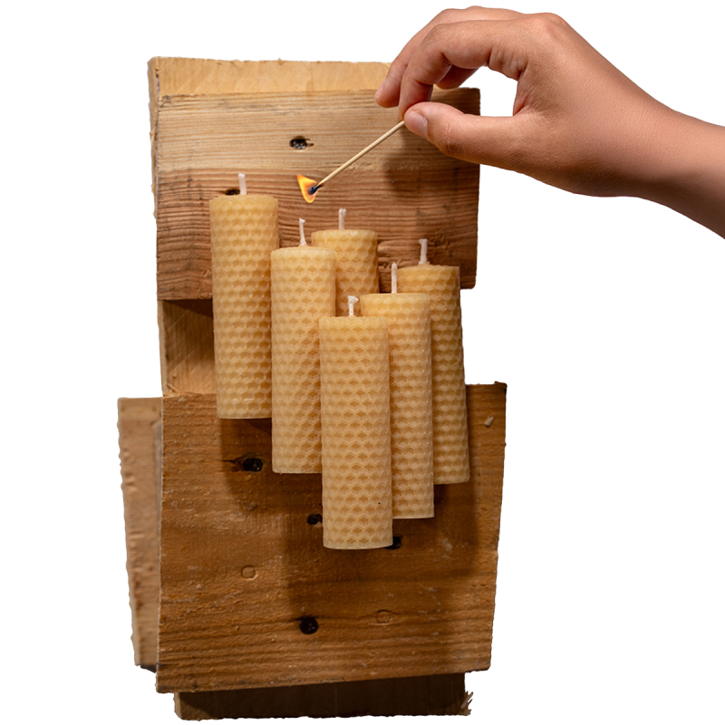 Bundle of 6 Beeswax Candles (10% off) - Image 2