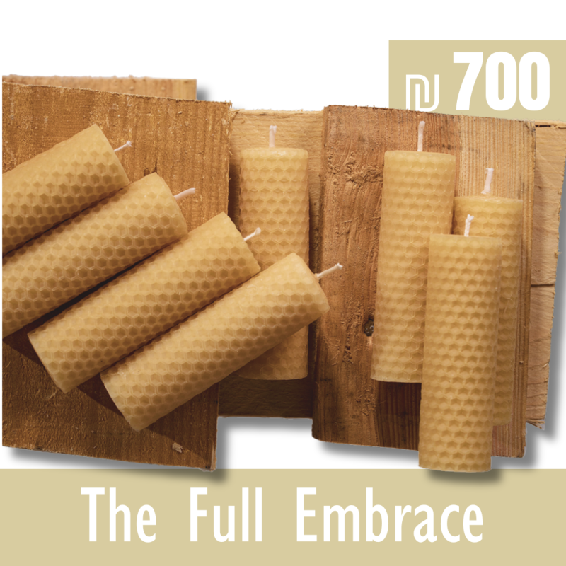 Signature Gift – 5 Original + 4 Saryan Candles & Flowers